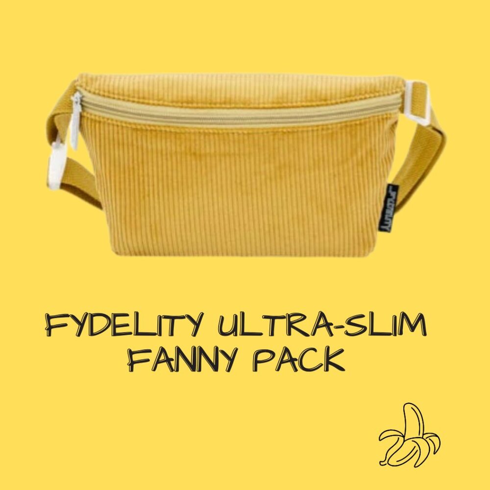 Ultra-Slim Fanny Pack - Plush Corduroy